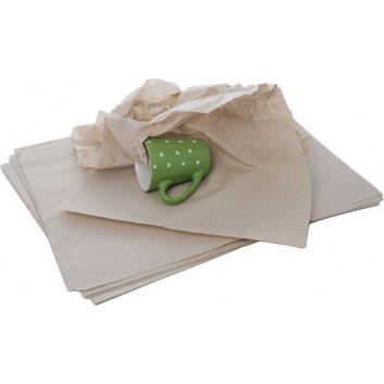  Packseide - VE a 25kg; 50 x 75 cm; uni, unbedruckt; grau; ca. 25-30 g/qm; Bogen - VE: 25kg = ca. 2.100 Bogen 