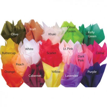  Seidenpapier, gewachst; 50 x 76 cm; uni; verschiedene Farben; gewachst - ideal für Seife, Kerzen etc.; ca. 17 g/qm 