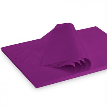  Flaschenseide 2,0kg-Pack; 37 x 50 cm; uni; violett (beere); Nr. 14; ca. 35 g/m² = ca. 300 Bogen/Pack; Seidenpapier 