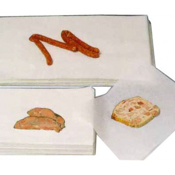  Pergament-Ersatz; 37 x 50 cm; uni, unbedruckt; weiß; ca. 50 g/qm; fettdicht und naßfest; Pergament-Ersatz; Pack a 12,5 kg 