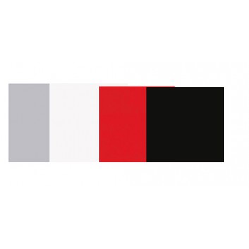  Geschenkpapier - Lackpapier; 50 cm x 50 m; uni, einseitig farbig; diverse Farben, leicht glänzend; Geschenkpapier gestrichen weiß, glatt 