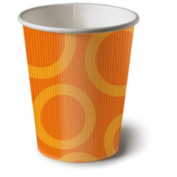  Paper + Design Pappbecher; 200 ml; Circle - viele Farben; viele Farben; Hartpappe 