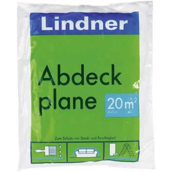  Lindner Abdeckfolie; 4 m x 5 m; 7 my; klar; Poly 