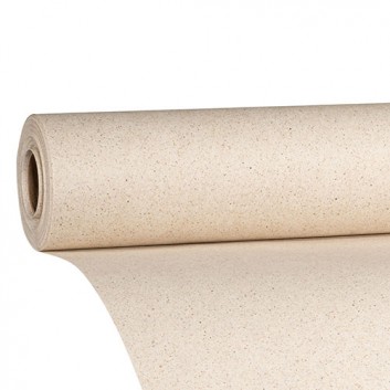  Graspapier - 25m-Rolle; 60 cm x 25 m; natur, unbedruckt; ca. 90 g/qm; Kleinrolle; Graspapier (40% Gras / 60% Zellulose); mit Papierbandarole 