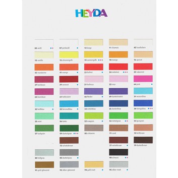  Heyda Tonzeichenpapier; DIN A4; viele Farben; 130 g/qm; verschiedene Nummern 