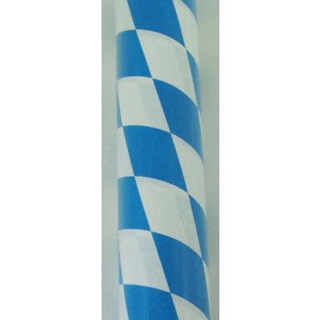  Werola Tischtuch-Rolle, Papier; 100 cm x 10 m; Bayerische Raute; weiß-blau; 2025; Papier, geprägt; Breite x Länge 