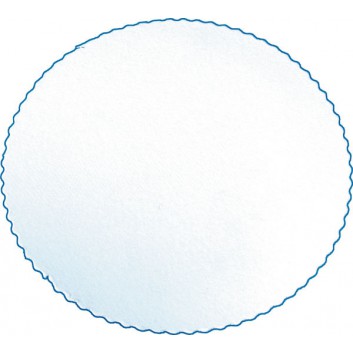  Tortenscheibe; verschiedene Formate; weiß; unbedruckt; rund; Hartpappe unbeschichtet 