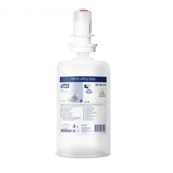  TORK S4 Schaumseife; für Tork S4; mild; frischer Duft; transparent (weißer Schaum); 1000 ml; EU-Ecolabel 