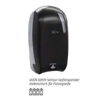  E-one Sensorspender für Seife, E8; 112 x 291 x 114 mm (B x H x T); schwarz; für e8 Seife, Lotion, Desinfektion; E-one E8 