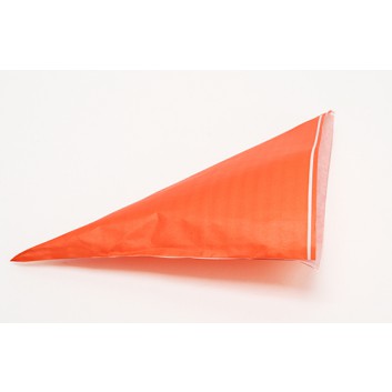  Papier-Spitztüten; 19 cm; 125 g; orange; uni vollflächig; gefädelt; Papier 70g/m²; für Süßes 
