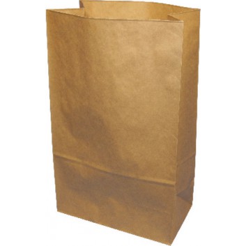  [e] green Lunchbag, ohne Henkel; verschiedene Formate; braun, glatt; unbedruckt; Kraftpapier 60 g/qm bis 90 g/qm 