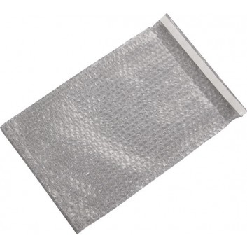  Luftpolsterbeutel, 3-lagig; 25 x 35 + 5 cm; klar; 100 my; mit Haftstreifen, Klebeklappe; LDPE; Blase 1 cm; außen: Breite x Höhe + Klappe 