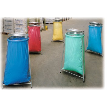  Müllsack, farbig - 70 Liter; 70 Liter; gelb / grün / rot / schwarz / transp.; LDPE; 57 x 100 cm; Breite x Höhe; Rolle a 25 Säcke 