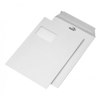  Securitex Sicherheits-Versandtaschen; verschiedene Formate; weiß; ohne Fenster; Haftklebung mit Abdeckstreifen; gerade Klappe; 130 g/qm 