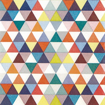 HomeFashion Cocktail-Servietten; 25 x 25 cm; verschiedene Motive; viele Farben; 3-lagig; 1/4 Falz (quadratisch); Zelltuch 