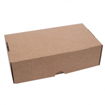  Stülpdeckel-Karton, 2-teilig; 245 x 135 x 70 mm (DHL-Kleinpaket); braun; E-Welle; Wellpappe; steckbar; flachliegende Anlieferung; 122 g 