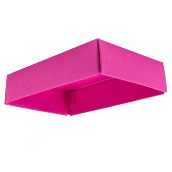  Präsentkarton, Oberteil -S-; S-Deckel: 108 x 69 x 25 mm; uni, matt-glatt; magenta = pink; Oberteil - wählen Sie dazu Ihr Unterteil 