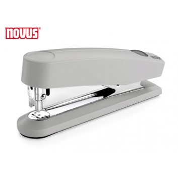  NOVUS B7 Automatic - Tischheftgerät; 3,0 mm / 8 Blatt=Automatik / 30 Blatt; 105 mm; grau; 24/6 oder 26/6; müheloses Heften mit Automatikfunktion 
