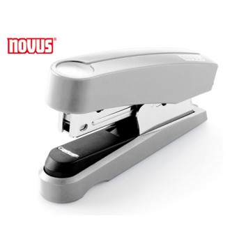  NOVUS B 10 FC Professional - Handheftgerät; 2,0 mm / 20 Blatt; 38 mm; grau; No. 10; Flat Clich; Metall und Kunststoff 