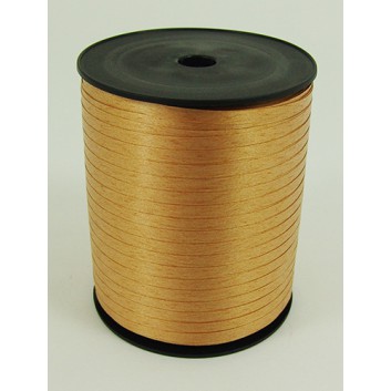  Bolis Poly-Ringelband; 5 mm x 500 m; uni: matt; oro antico: altgold; 12; Polyband/Kräuselband 