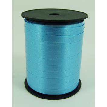  Bolis Poly-Ringelband; 10 mm x 250 m; uni: matt; pervinca: hellblau; 25; Polyband/Kräuselband 