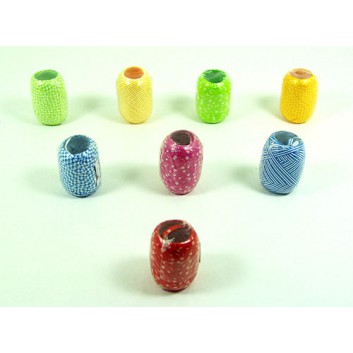  Präsent Ringelband-Ei; 5 mm x 20 m; sortiert: Blumen / Punkte / Streifen; verschiedene Farbstellungen; 38005-099; Polyband 