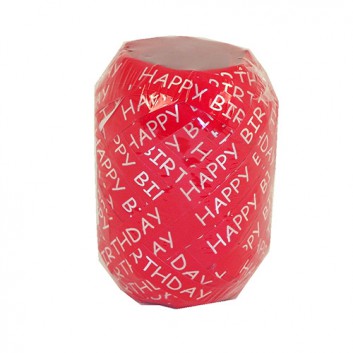  GoldiDecor Ringelband-Ei; 10 mm x 20 m; Text: Happy Birthday; sortiert; 1182_20; Polyband; Auf Bestellung auch als 150m-Rolle 