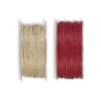  Kordel, Baumwolle glatt; 2 mm x 100 m; uni; diverse Farben; 2455P-; relativ steif, glatt; ohne Draht; Baumwolle 