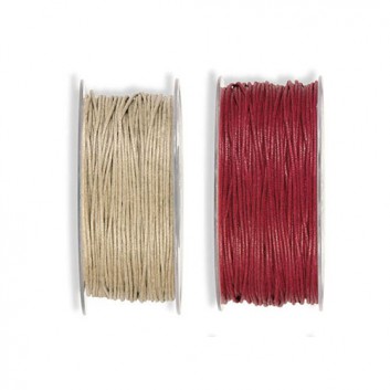  Kordel, Baumwolle glatt; 2 mm x 100 m; uni; diverse Farben; 2455P-; relativ steif, glatt; ohne Draht; Baumwolle 