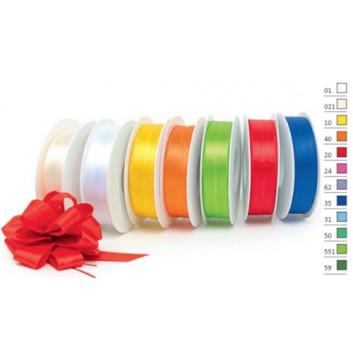  GoldiDecor Ziehschleifen-Band; 25 mm x 25 m; uni; viele Farben; Satinband 