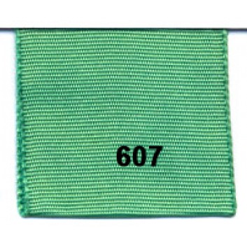  Präsent Geschenkband mit Drahtkante, Standard; 40 mm x 25 m; Lyon: uni; 607 = grün (leicht schimmernd); Textilband; mit Draht 