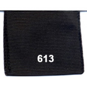  Präsent Geschenkband mit Drahtkante, Standard; 40 mm x 25 m; Lyon: uni; 613 = schwarz; Textilband; mit Draht 