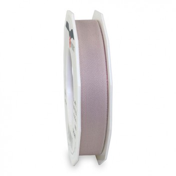  Präsent Geschenkband Baumwolle; 15 mm x 15 m; Cotton: uni; 107 = taupe; Textilband; ohne Draht; Baumwolle; auch in 25 mm Breite lieferbar 