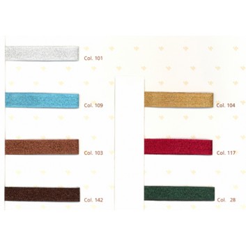  SWS Geschenkband, Brokateffekt; 10 mm x 20 / 25 m; Sparkle: uni; viele Farben; Brokateffektband; ohne Draht; Restposten - nicht mehr nachbestellbar 