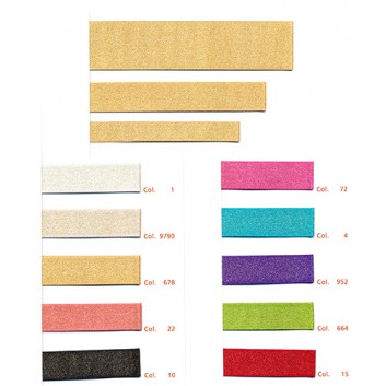  SWS Geschenkband, Satin mit Glitzereffekt; 15 mm / 25 mm x 20 m; Sparkle Satin: uni; verschiedene Farben; Glitzerband; ohne Draht; 85% PES, 15% PA 