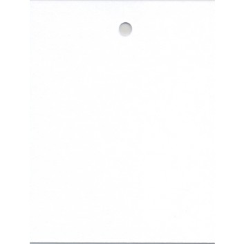  Hängeetiketten; 45 x 55 mm; weiß; blanko; ohne Faden; ca. 46 x 45 mm; Karton 250 g/m²; rechteckig; EL-4555BL 