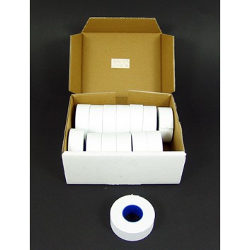 Preisauszeichnungsetiketten; 12 x 22 mm; weiß; Papier; permanent haftend; auf Rolle; 14 Rollen à 1200 Etiketten; 70-36M-0-003 