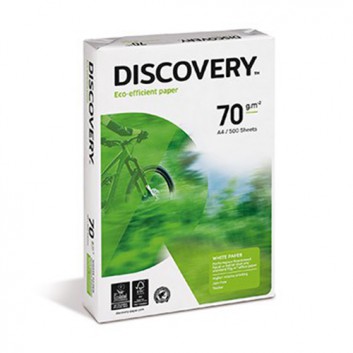  Office-Papier Discovery; weiß; DIN A4; 70 g/qm; ungestrichen; Inkjet - und Laserdrucker; alterungsbeständig, hohe Opazität 