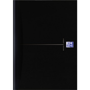  Oxford Notizbuch -Essential-; blanko; DIN A4; Hardcover, schwarz; 96 Blatt; 90 g/m²; Fadenheftung; extra stabiler Deckel; perforierte Ecken 