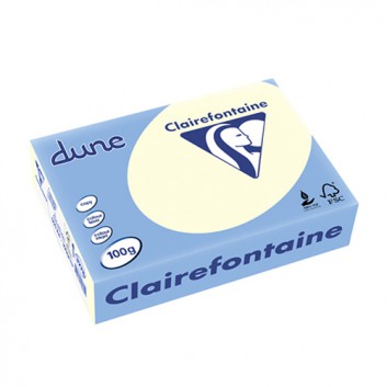  Clairefontaine Office-Papier dune; natur; DIN A4; 100 g/qm; ungestrichen; Inkjet- und Laserdrucker; beidseitig bedruckbar; FSC zertifiziert 