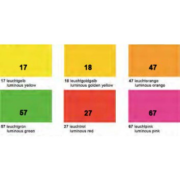  Ursus Plakatkarton; 48 x 68 cm; verschiedene Neonfarben; 380 g/qm; verschiedene Nummern 