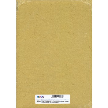  Heyda Elefantenhaut; chamois; DIN A4; 110 g/qm; kratz und scheuerfest, abwaschbar; Inkjet- und Laserdrucker; extra zähes Spezialpapier 
