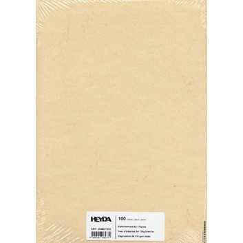  Heyda Elefantenhaut; weiß; DIN A4; 110 g/qm; kratz und scheuerfest, abwaschbar; Inkjet- und Laserdrucker; extra zähes Spezialpapier 