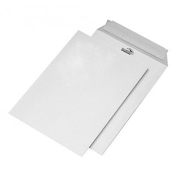  Securitex Sicherheits-Versandtaschen; 176 x 250 mm (DIN B5); weiß; ohne Fenster; Haftklebung mit Abdeckstreifen; gerade Klappe; 130 g/qm 