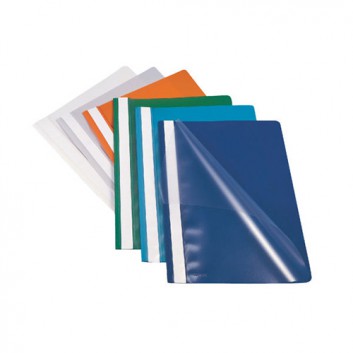 Esselte Schnellhefter VIVIDA; verschiedene Farben; für DIN A4; Polypropylen - Folie; ca. 160 Blatt; transparenter Vorderdeckel; dokumentenecht 