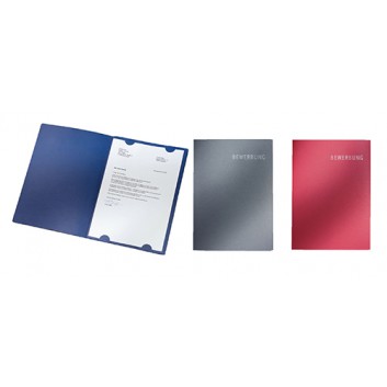  LEITZ Bewerbungsmappe  Exklusiv; verschiedene Farben; für DIN A4; hochwertiger Karton; ca. 20 Blatt; 3 - teilig, 2 Klemmschienen 