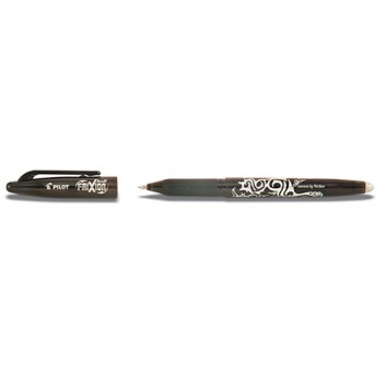  PILOT Frixion radierbar; schwarz; 0,4 mm; mit Gummispitze durch Reibung radierbar; passende Mine:Frixion 2261,Art.Nr.642261 