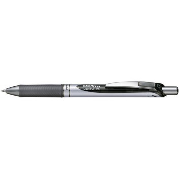  Pentel BL77 EnerGel Gelschreiber; schwarz; 0,35 mm (Kugeldurchmesser: 0,7 mm); dokumentenecht, lichtecht, wasserfest 