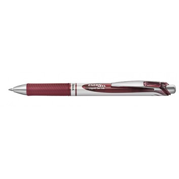  Pentel BL77 EnerGel Gelschreiber; burgund; 0,35 mm (Kugeldurchmesser: 0,7 mm); dokumentenecht, lichtecht, wasserfest 