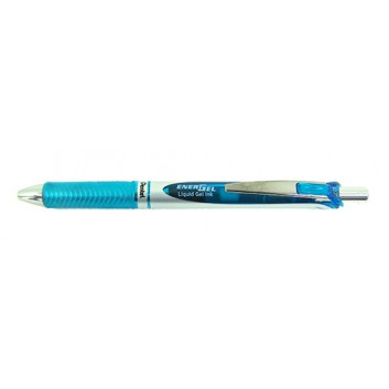  Pentel BL77 EnerGel Gelschreiber; hellblau; 0,35 mm (Kugeldurchmesser: 0,7 mm); dokumentenecht, lichtecht, wasserfest 